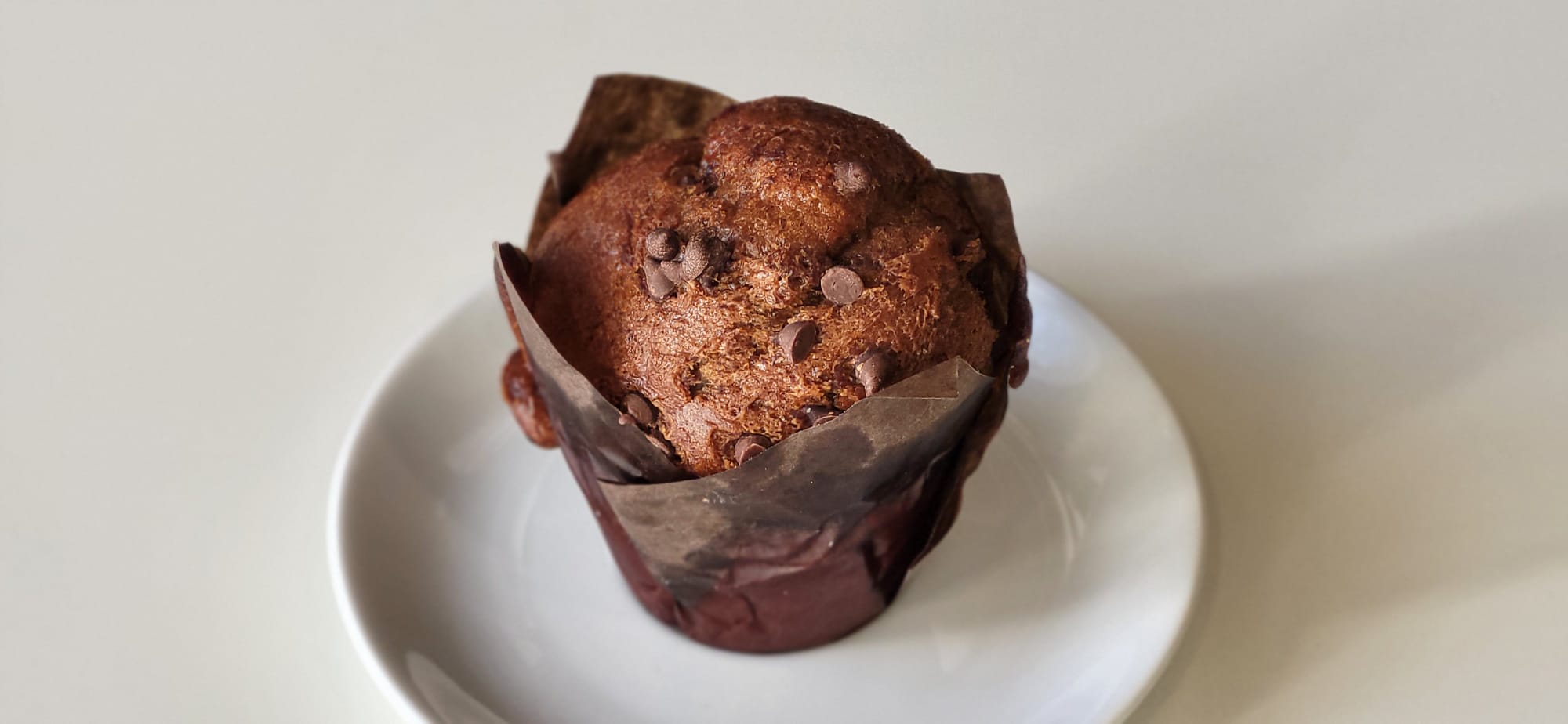 banana chocolate muffin from Take Five Cafe