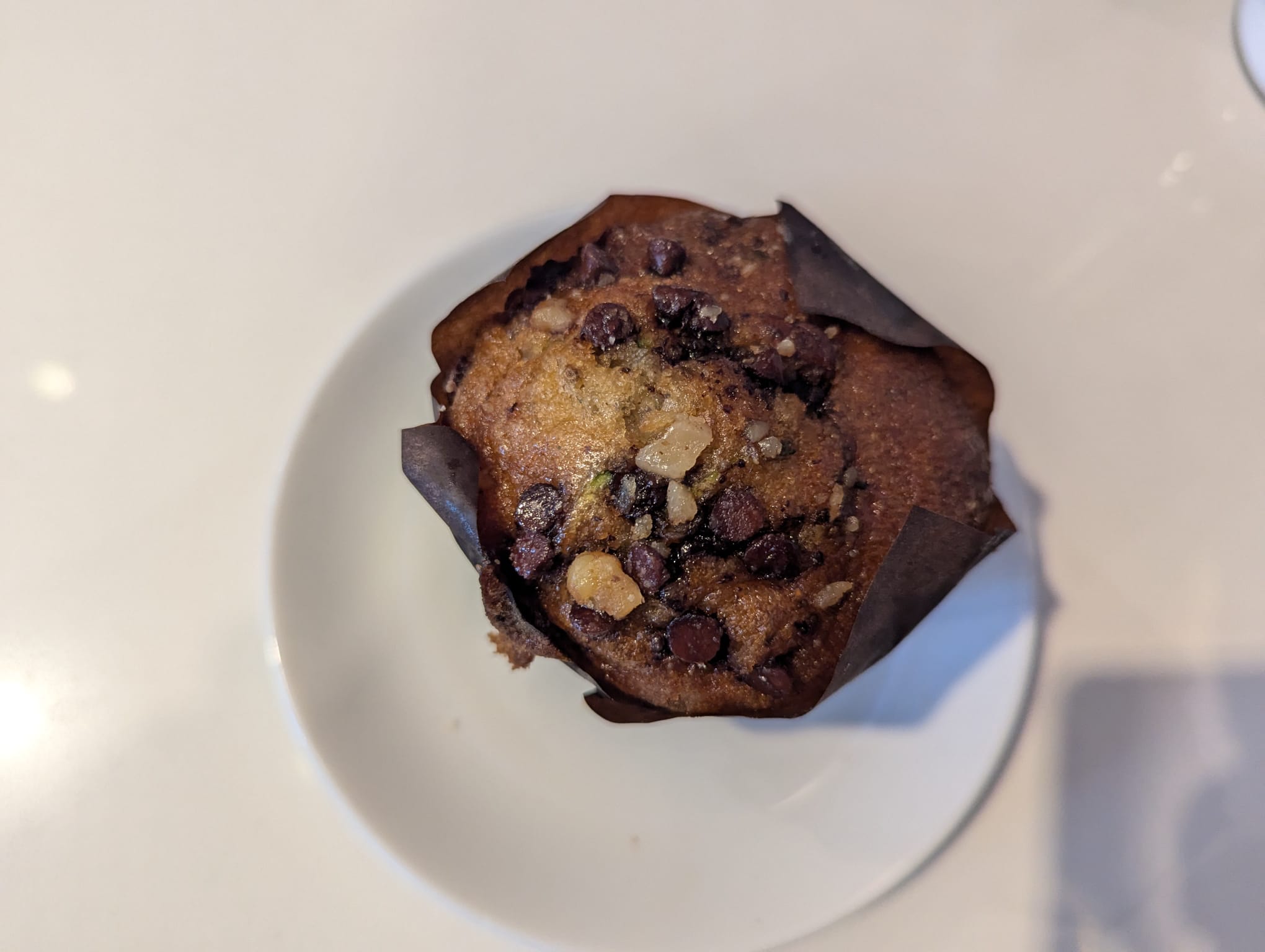 gluten friendly muffin zucchini chocolate