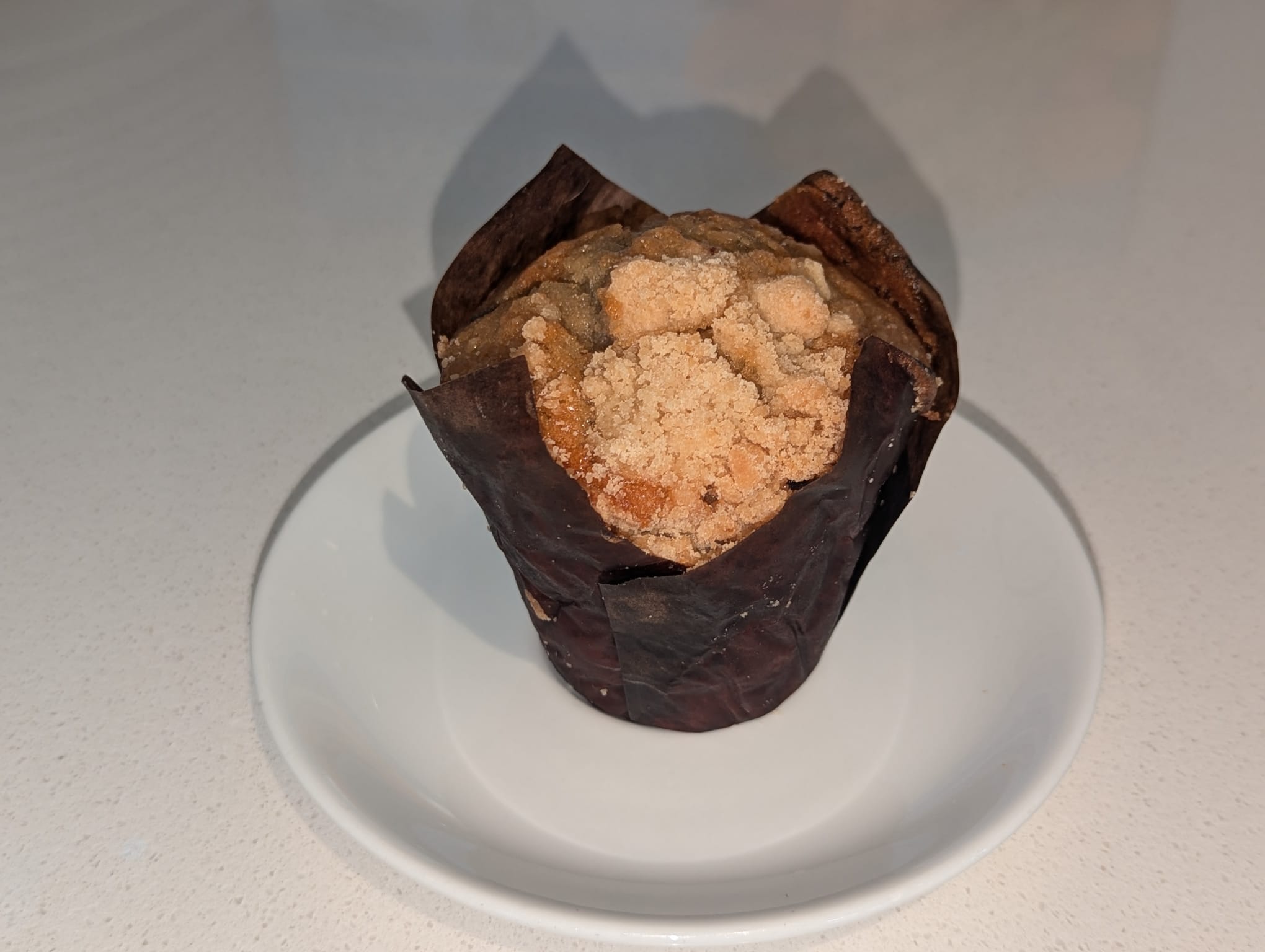 apple raisin muffin from take five cafe