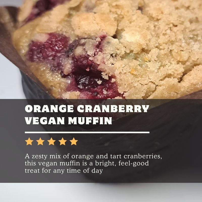 orange craberry muffin