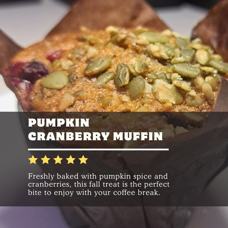 pumpkin craberry muffin