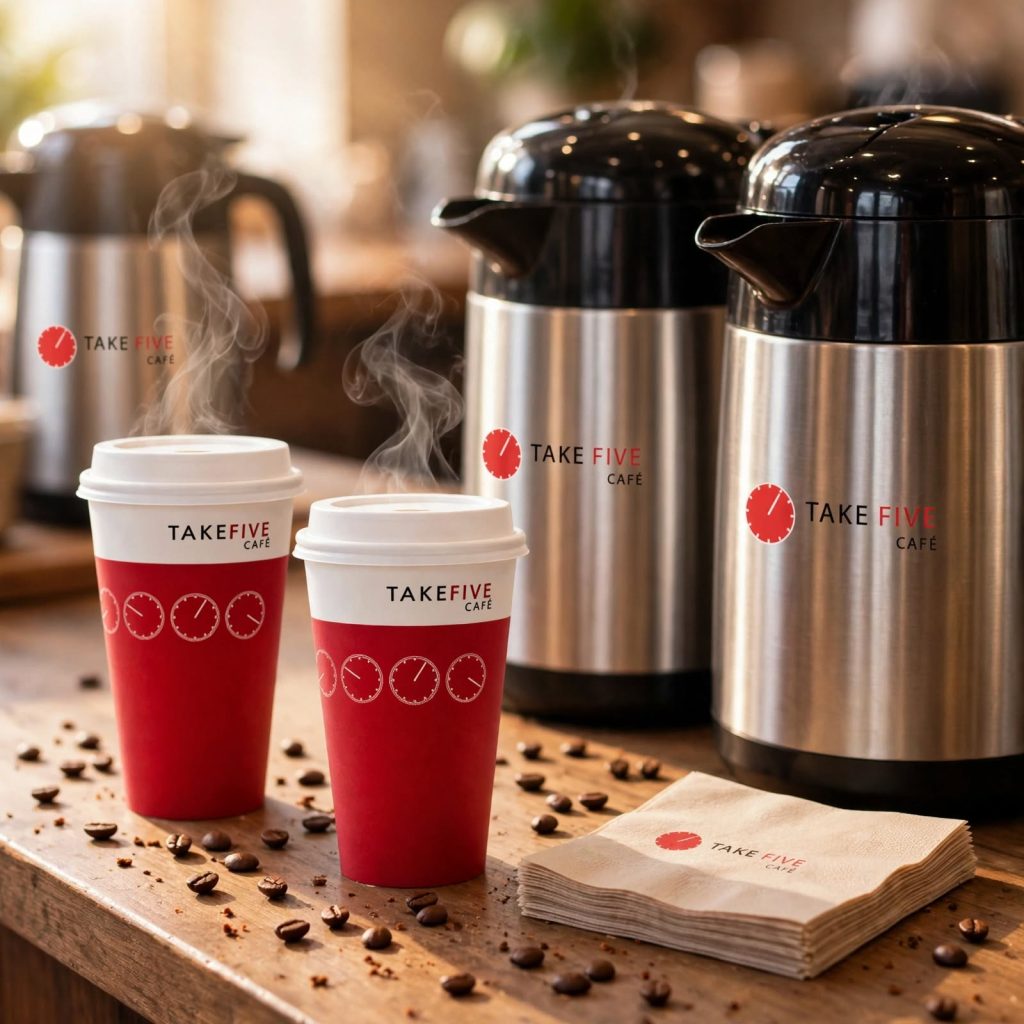 coffee catering service from take five cafe
